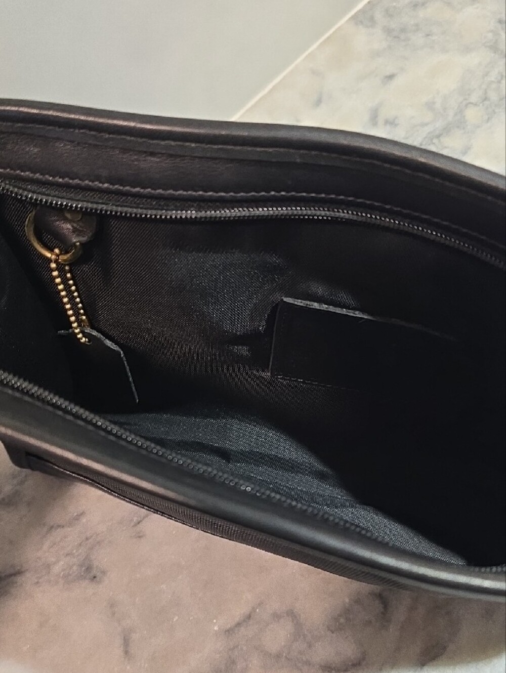 Coach Black Canvas And Leather Wristlet - Picture 11 of 16